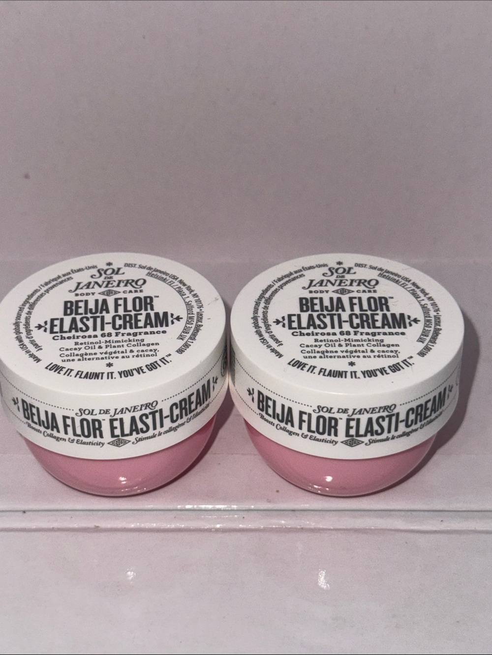 Sol de Janeiro Pink Beija Flor Elasti-Cream Dual Pack
